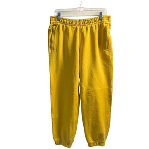 Adidas Pants Mens Medium Yellow Pharrell Williams Human Race Sweatpants Joggers